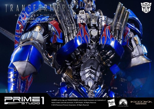 2000 MMTFM 08 Optimus Prime Ultimate Edition Transformers Age Extinction Statue From Prime 1 Studio  (30 of 50)